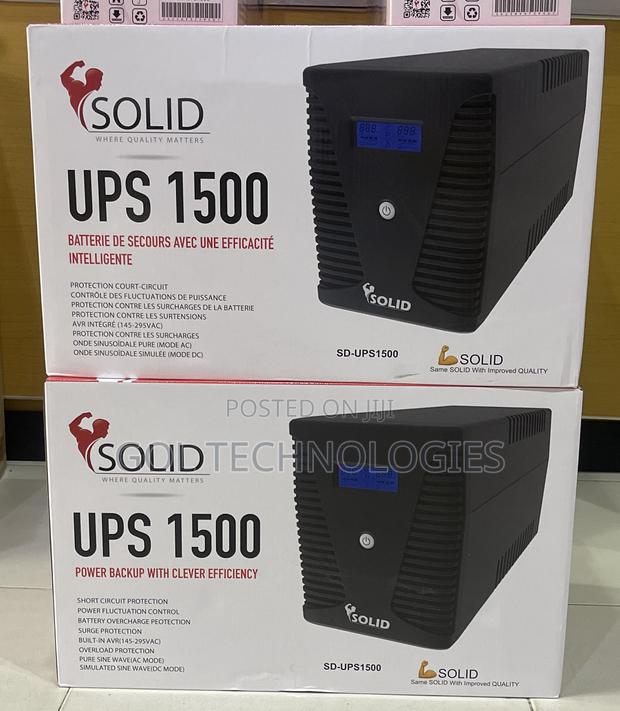 Ups 1500va Solid Power Backup With Clever Efficiency · Photo 1