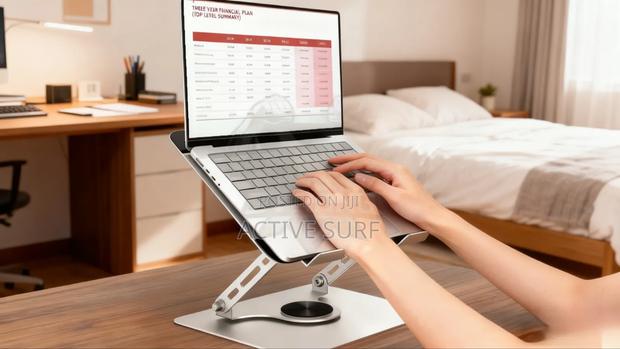Laptop Stand or Tablet With 360 Rotating Base · Photo 2