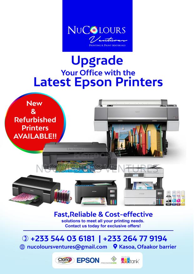 New And Refurbished Epson Printers Available · Photo 1