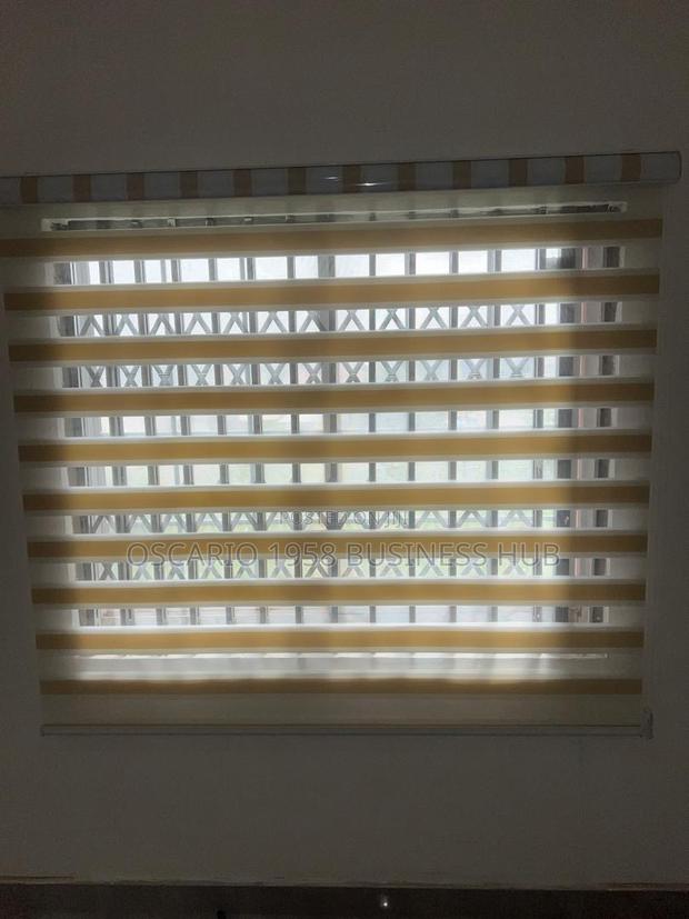 Lovely Cream and Off White Window Blinds · Photo 1