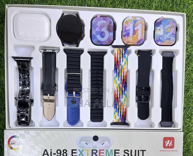 Ai98 Combo .Watch7+ Ultra3+ Watch11+ Watch12 With Pods. Amoleddisplay · Photo 1