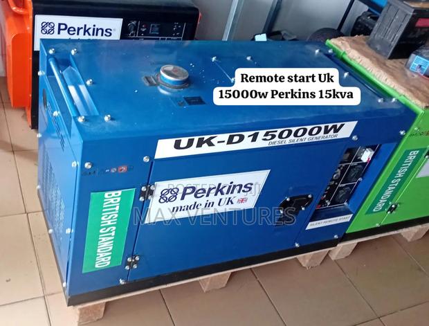 Blue Perkins Generator Diesel 15kva 15000w Silent 15000w · Photo 1