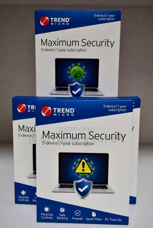 Trend Micro Maximum Security 5 Device 1 Year · Photo 1
