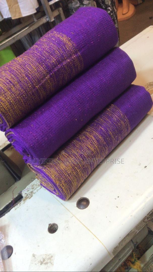 Purple and Gold Ombre Kente · Photo 2