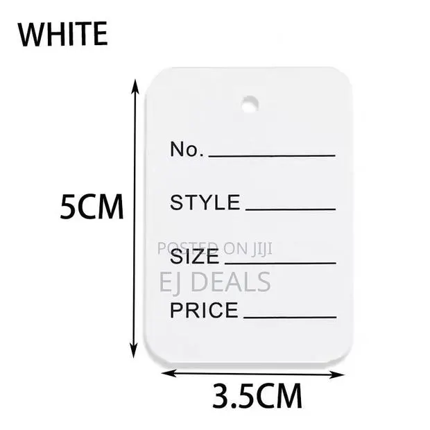 Clothing Pricing Tags 500pcs · Photo 1