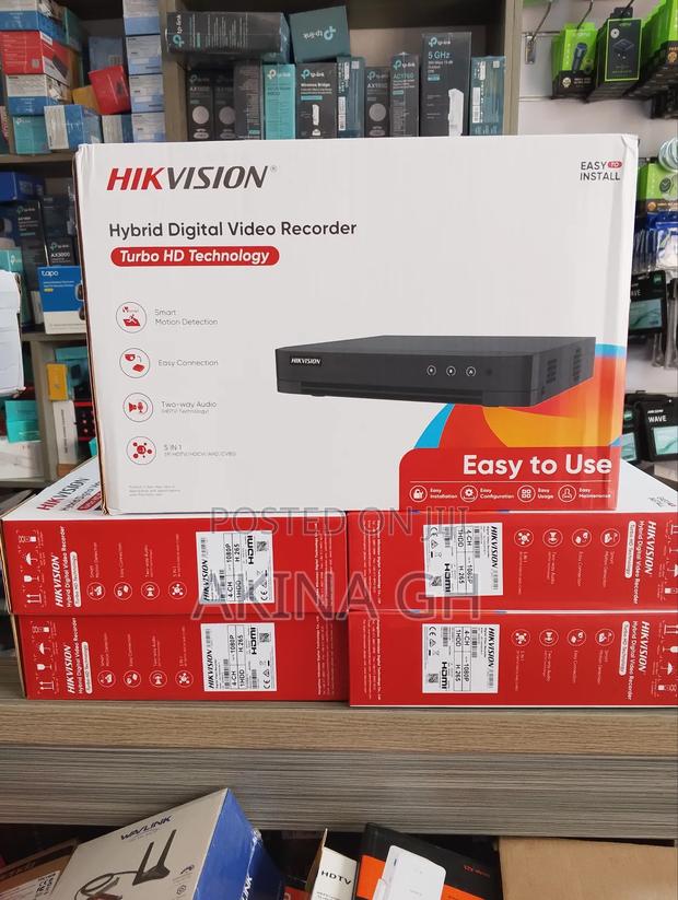 4ch 2mp 2way Audio Hybrid Turbo Hd DVR Ds-7204hghi-M1/T · Photo 1