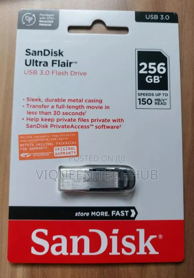 Durable 256gb Sandisk Pendrive · Photo 1