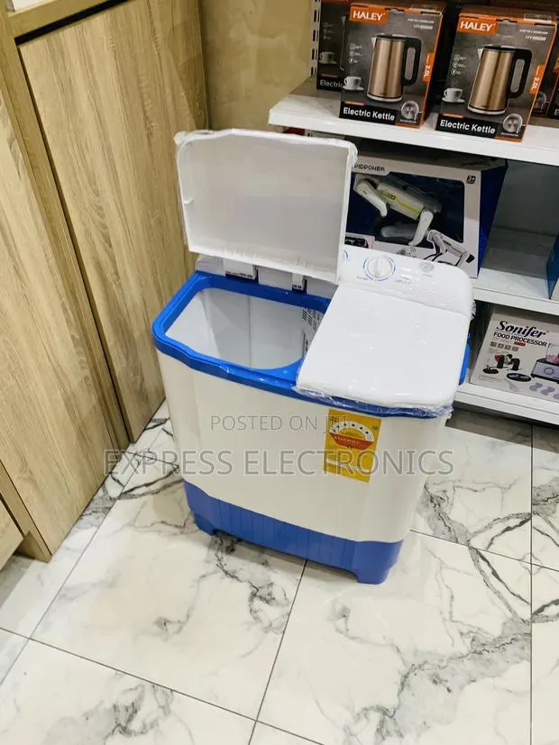 Transparent Lid Sleek 7kg Topload Twintub Nasco · Photo 1