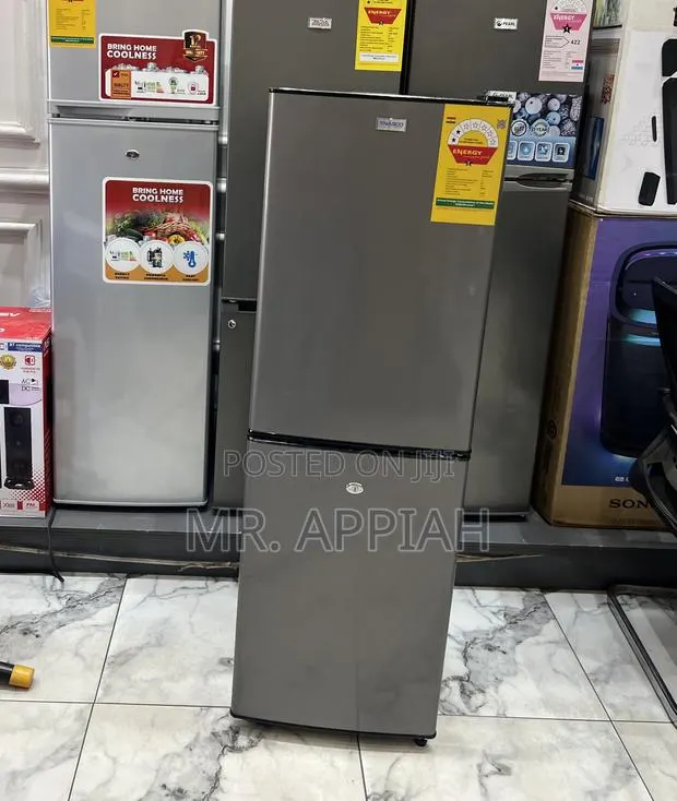 Elegant Nasco Double Door Electric Fridge(Nasd2-20)Dark Gray · Photo 1