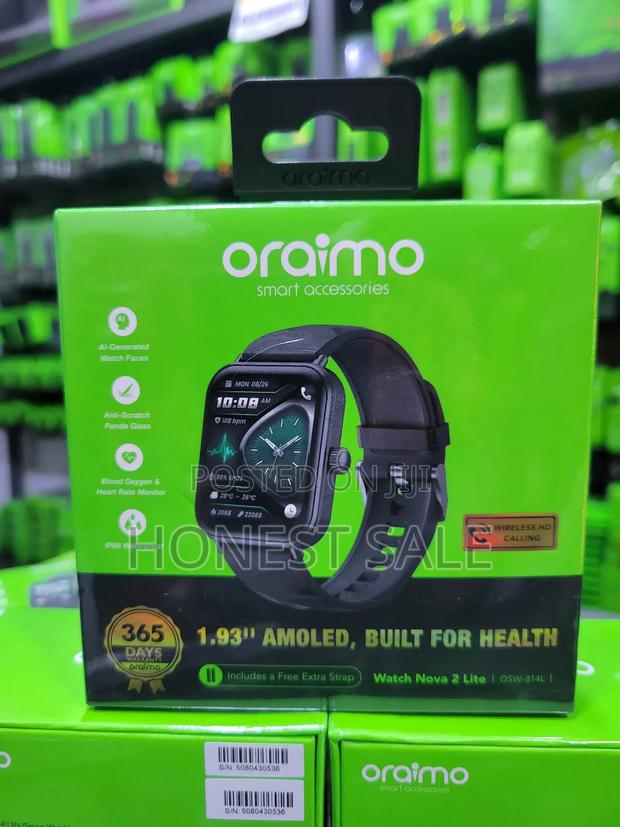 Oraimo Watch Nova 2 Lite 1.93'' Amoled Full Touch Screen Smart Watch · Photo 1