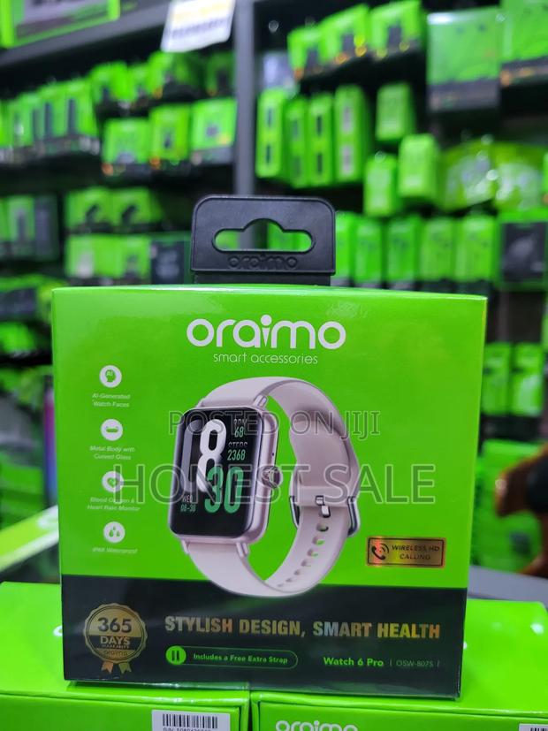 Oraimo Watch 6 Pro 1.69'' Full Touch Smart Watch · Photo 1