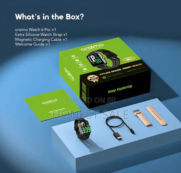 Oraimo Watch 6 Pro 1.69'' Full Touch Smart Watch · Photo 2