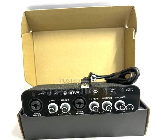 Teyun Q26 2 Channels Professional Audio Interface Sound Card Console · Photo 3