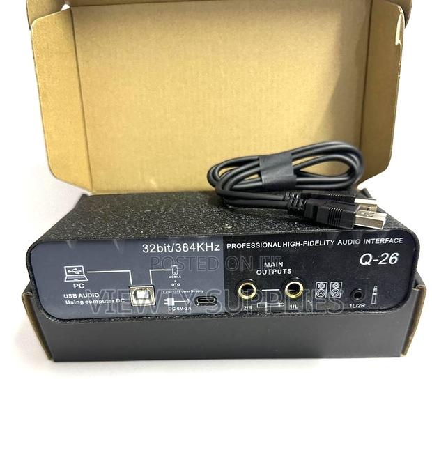 Teyun Q26 2 Channels Professional Audio Interface Sound Card Console · Photo 4