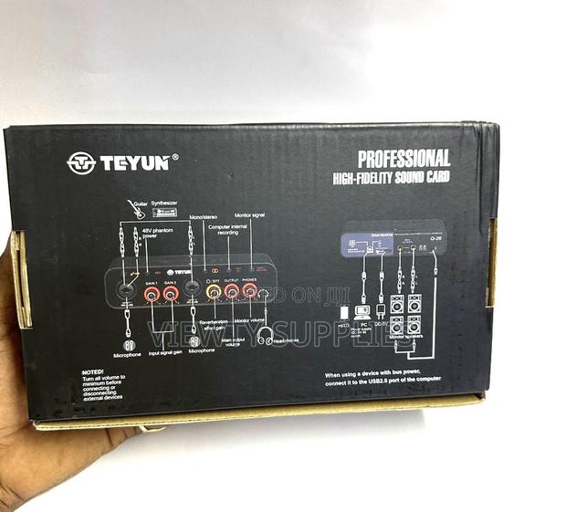 Teyun Q26 2 Channels Professional Audio Interface Sound Card Console · Photo 6