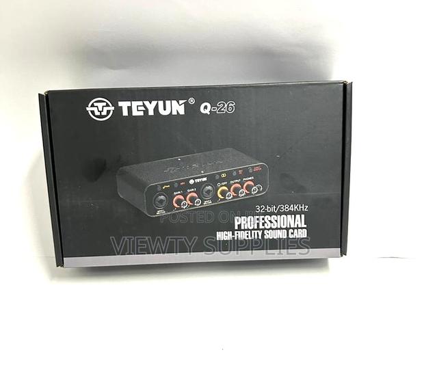 Teyun Q26 2 Channels Professional Audio Interface Sound Card Console · Photo 5
