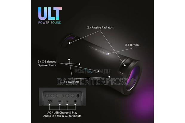 Sony Ult Field 7 Wireless Portable Bluetooth Waterproof Speaker Black · Photo 4