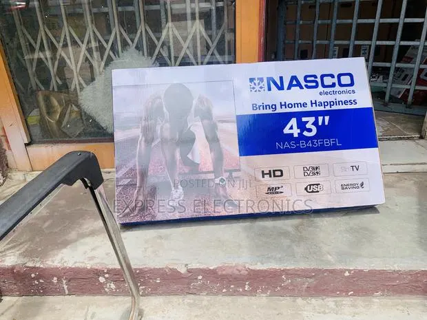 Text Us Nasco 43′′ LED Digital Satellite Television FHD Flat-Screen · Photo 1