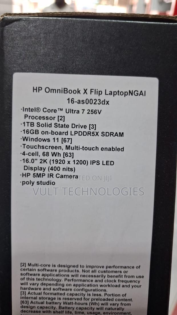 New Laptop HP OmniBook X Flip 16" 16GB Intel Core Ultra 7 SSD 1T · Photo 4