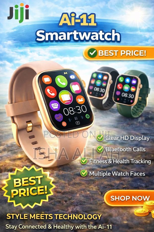 Series 11 Smart Watch – Touch Screen | Bluetooth | Stylish Design · Photo 2