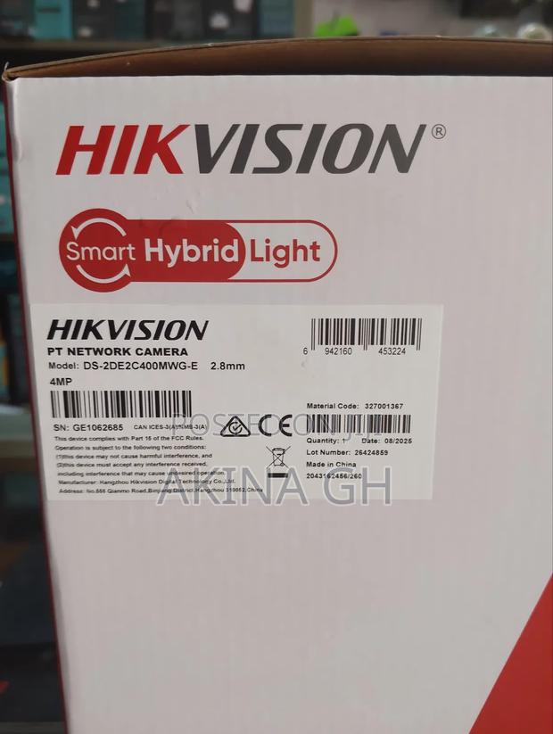 Hikvision Smart Hybrid Light Pt Network Camera (Ds-2de2c400mwg-E) · Photo 2