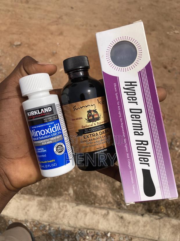 Natural Hair Growth Kit- Kirkland Minox + Sunny Isle + Hyper Derma · Photo 2