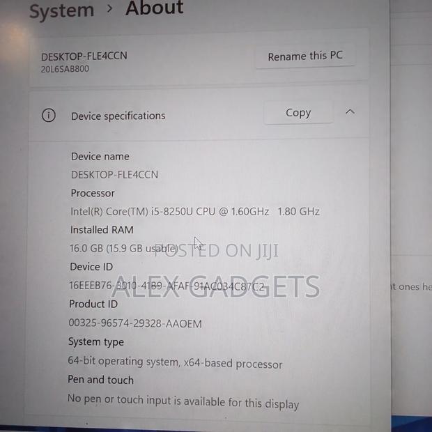 Laptop Lenovo ThinkPad T480 16GB Intel Core I5 SSD 256GB · Photo 4