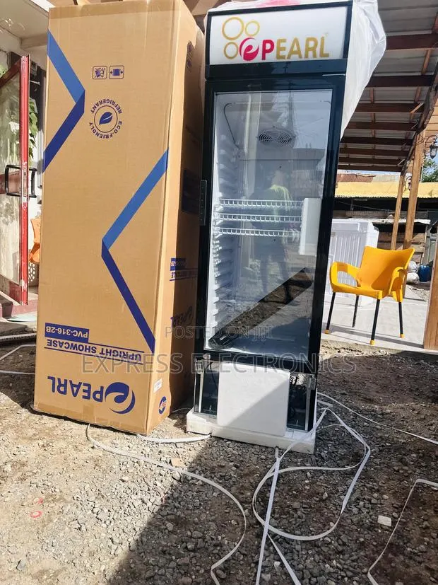 Full Anti Rust Body Display Fridge Pearl PVC-316 · Photo 1