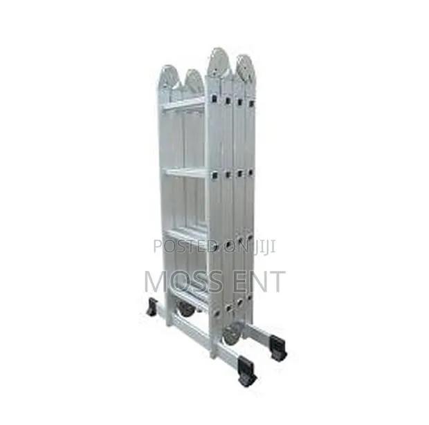4x3 Steps Foldable Ladder Aluminium - Lcg3412bq · Photo 1