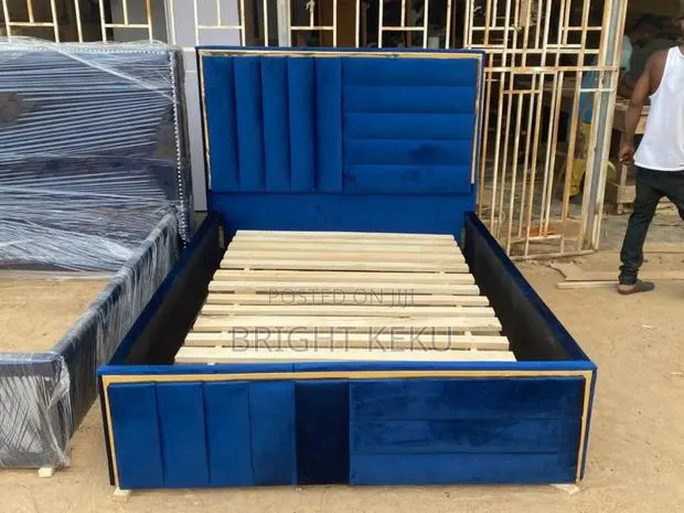 Blue Double Bed Frame Is Available · Photo 1
