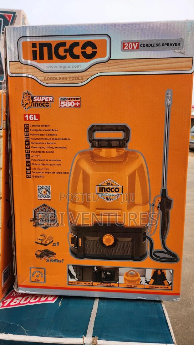 Ingco Cordless Knapsack Sprayer · Photo 1
