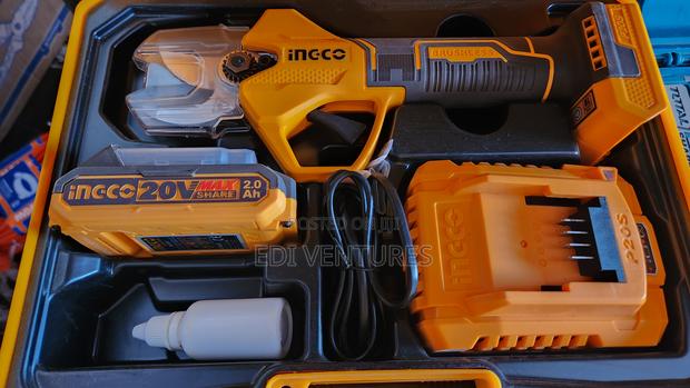 Ingco Cordless Gauge Straight Shear 20v + Battery · Photo 1