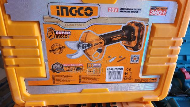 Ingco Cordless Gauge Straight Shear 20v + Battery · Photo 2