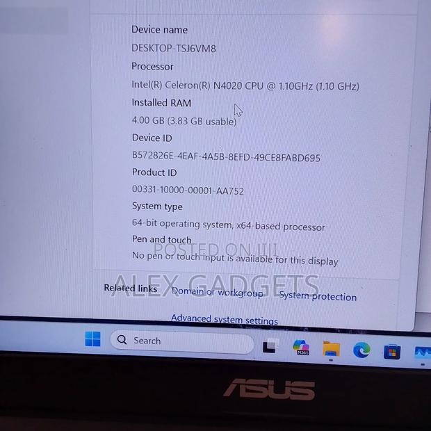 Laptop Asus Vivobook E410M 4GB Intel Celeron SSD 128GB · Photo 4