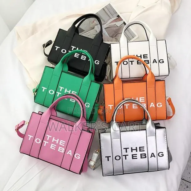 Women's Canvas Letter Print Mini Tote Bag · Photo 1