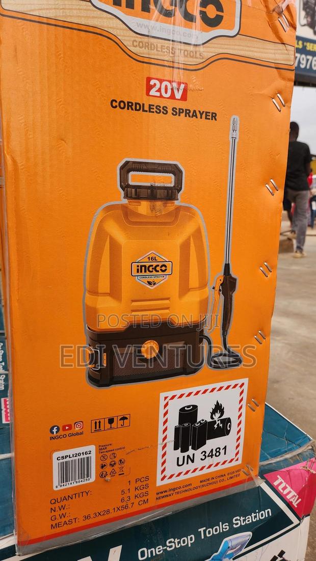 Ingco Cordless Knapsack Sprayer · Photo 3