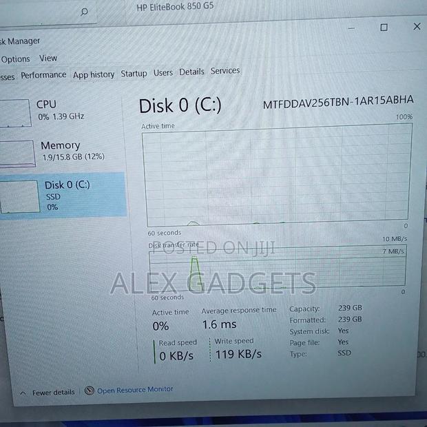 Laptop HP EliteBook 850 G5 16GB Intel Core I5 SSD 256GB · Photo 5