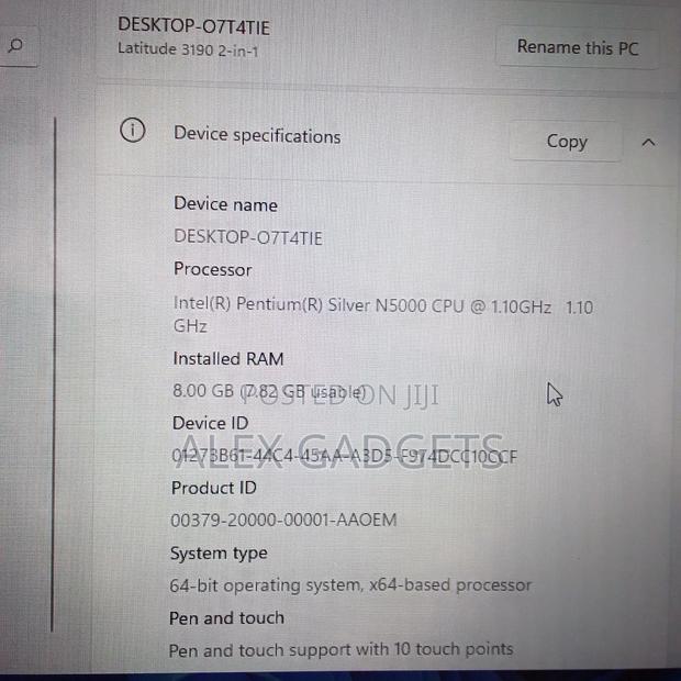 Laptop Dell Latitude 11 3190 8GB Intel SSD 128GB · Photo 4