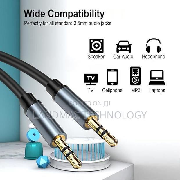Male to Male Cable Audio Aux Cord · Photo 3