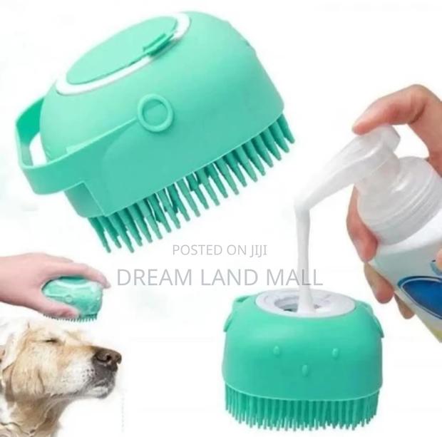 Pet Silicone Bath Brush · Photo 1