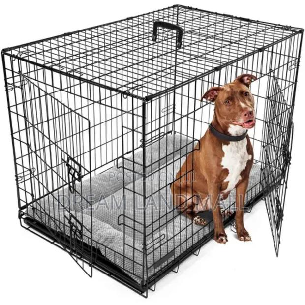 Strong Large Foldable Metallic Dog Cage · Photo 1