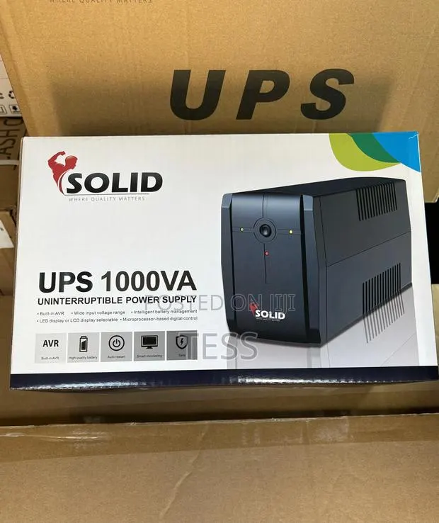 Ups 1000va 1kva Solid With (Automatic Voltage Regulator)Avr · Photo 1