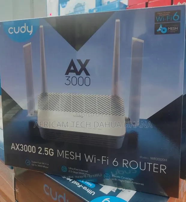 Cudy Ax3000 Gigabit Mesh Wi-Fi 6 Router · Photo 1