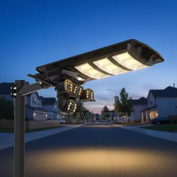 2in1 Solar Street Light Camera 3lens Ptz · Photo 1