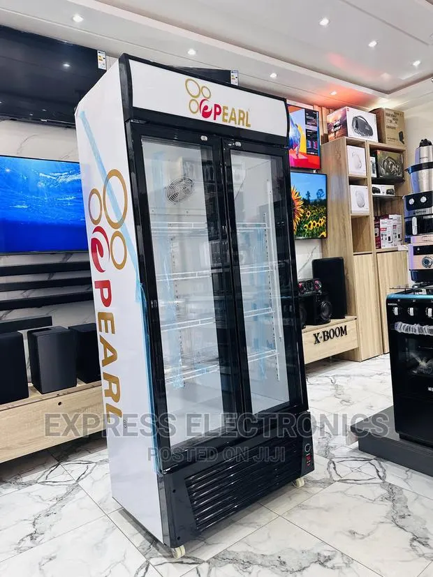 GET New PVC 622-2b. Display Fridge Pearl Double Door · Photo 1