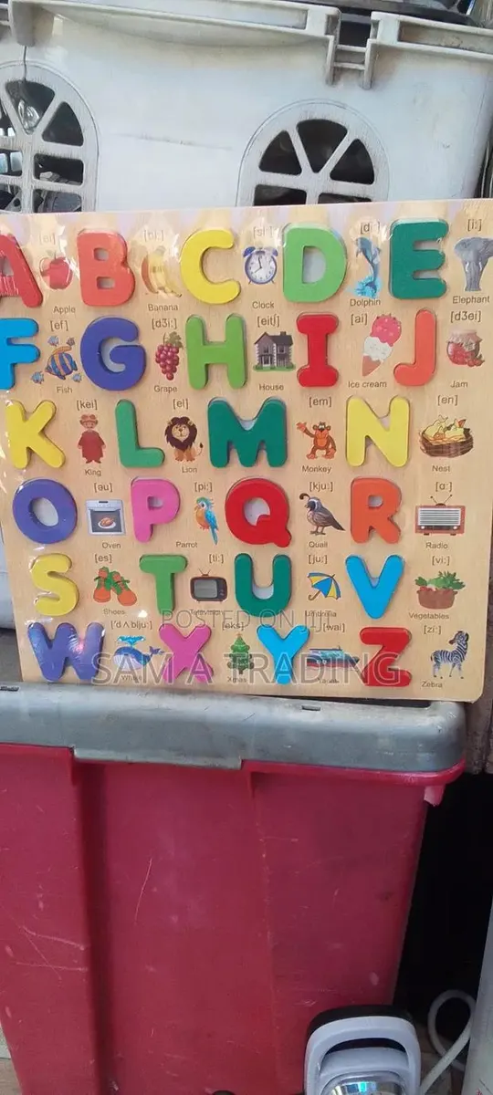 Wooden Learning Alphabet · Photo 1