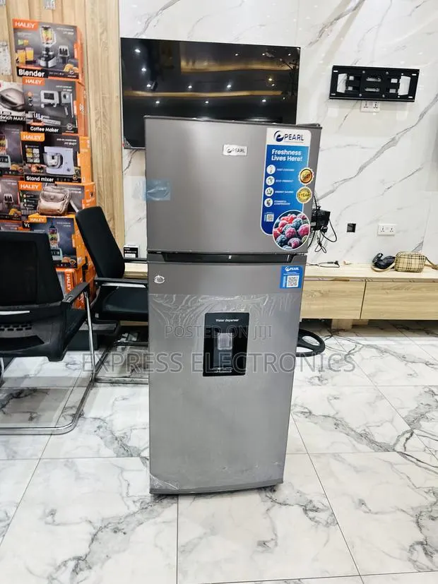 Newly Sealed in Box Grey Color Double Door Fridge Pearl Pf-2521w0-5e · Photo 1