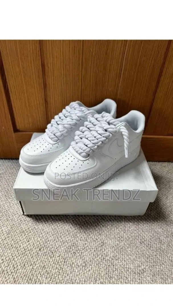 Nike Force Big Lace Pure White · Photo 1