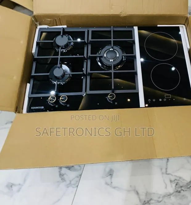 Kindly Check Kenwood 5 Burner Inbuilt Hob. 3 Gas and 2 Electric · Photo 1