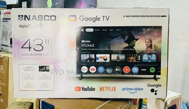 Quality Original Nasco 43”” Full Digital Satellite Smart Android Tv · Photo 1